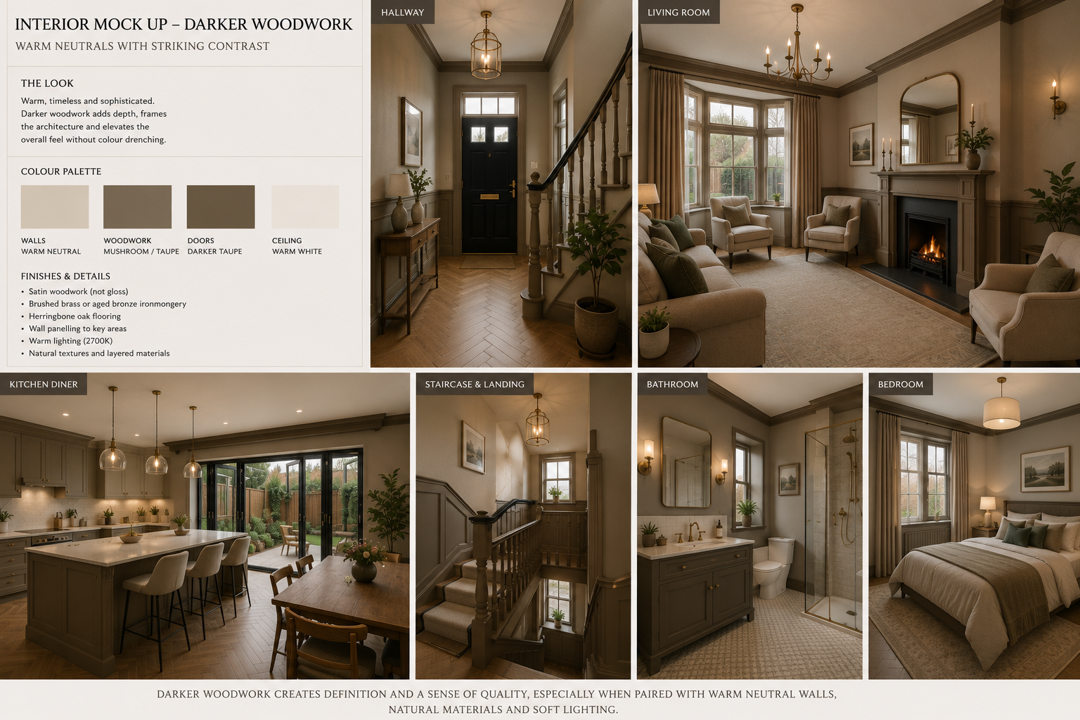 Darker woodwork option